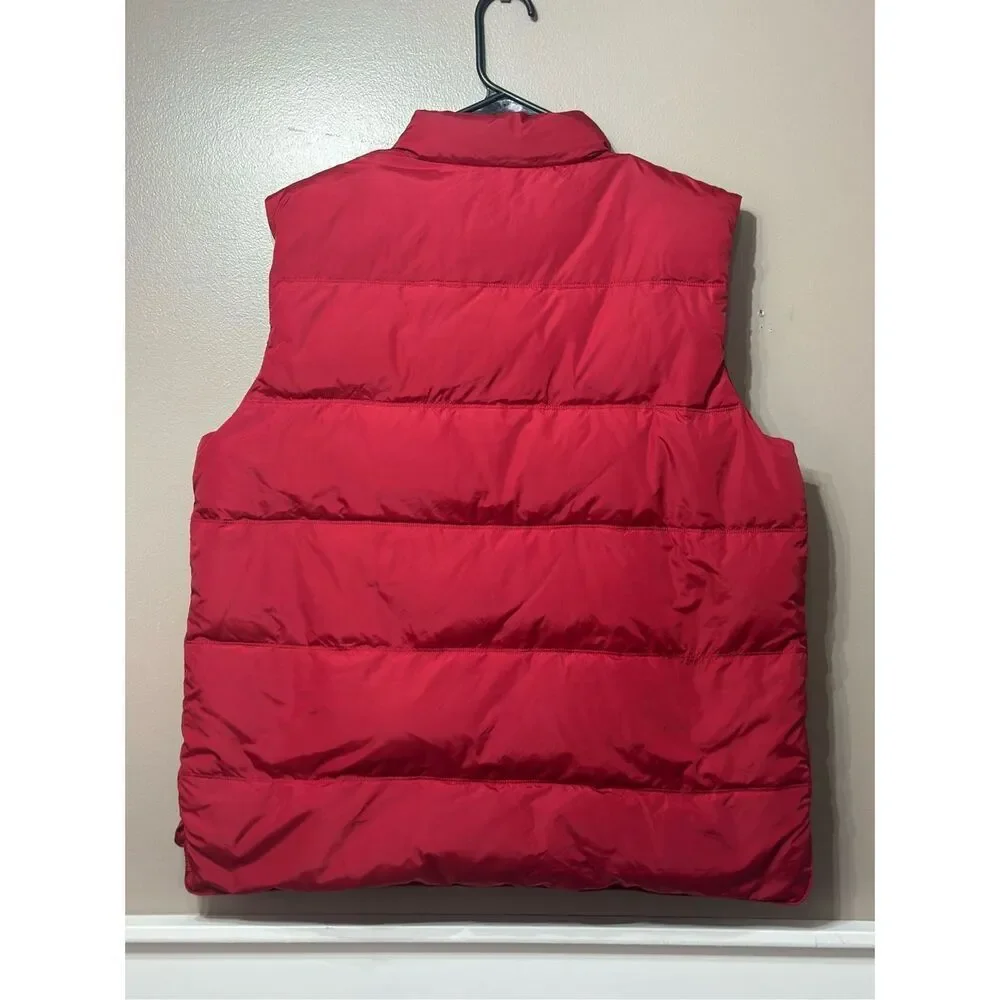 NWOT Orvis Essex Duck Down Bright Red Duck Down Puffer Vest Men's Medium